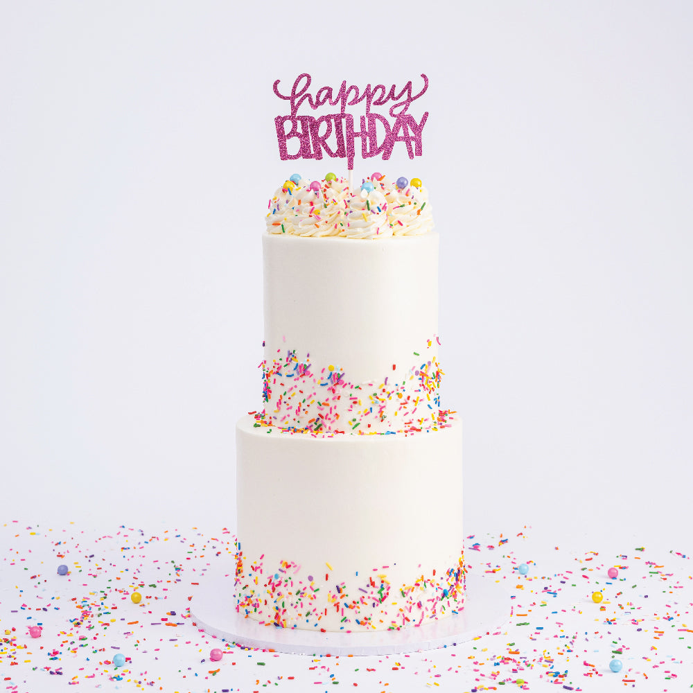 Edible Happy Birthday Letters for Decorating | Happy Birthday Alphabet  Sprinkles | Edible Alphabet Sprinkles | Happy Birthday Confetti Sprinkles