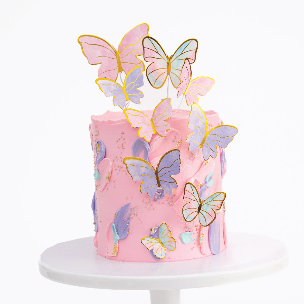 Butterfly Birthday Cake  Butterfly birthday cakes, Butterfly theme cake,  Beautiful birthday cakes