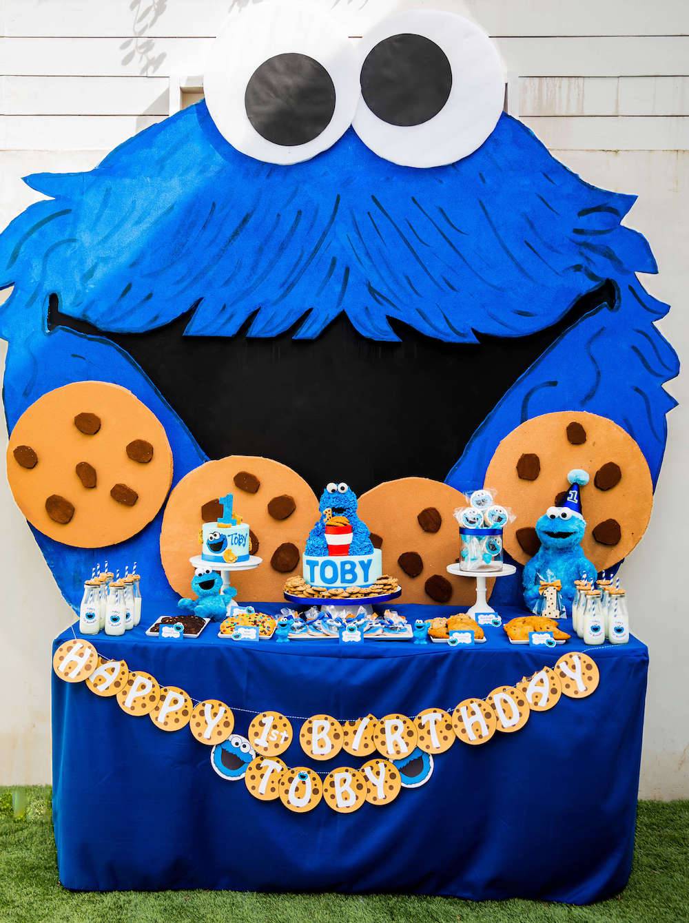 cookie monster birthday,cookie monster party supplies,cookie