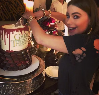 A Game of Thrones Cake For Sofia Vergara!