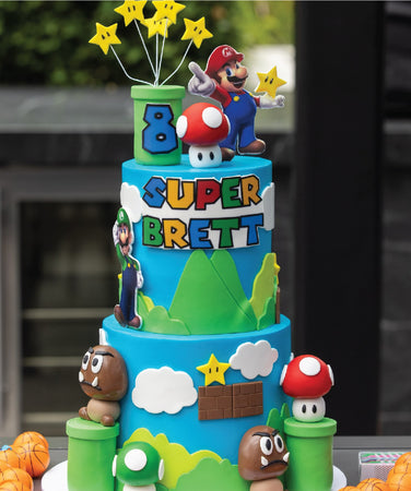 Super Mario Bros Cake Tutorial! - YouTube