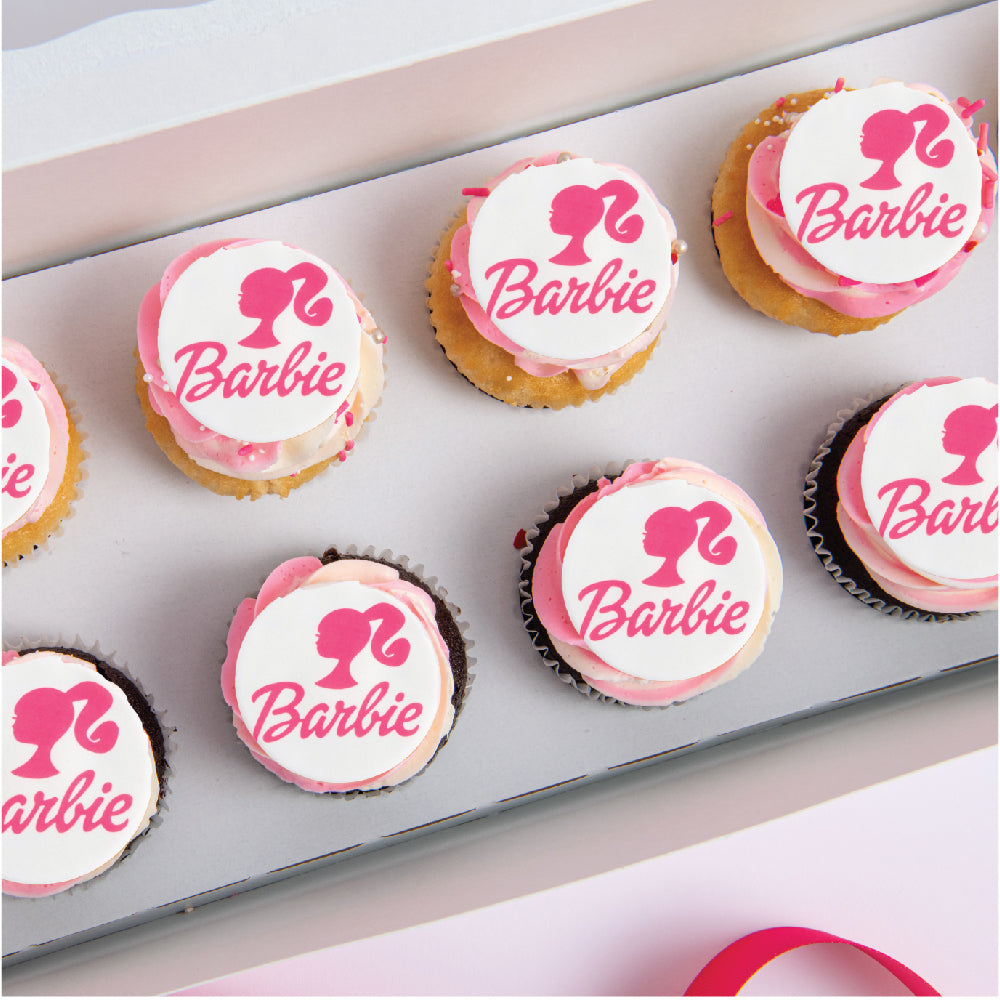 Cupcake de barbie on sale