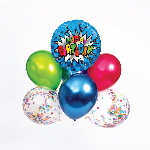 Happy Birthday Balloon Bundle - Los Angeles Cakes