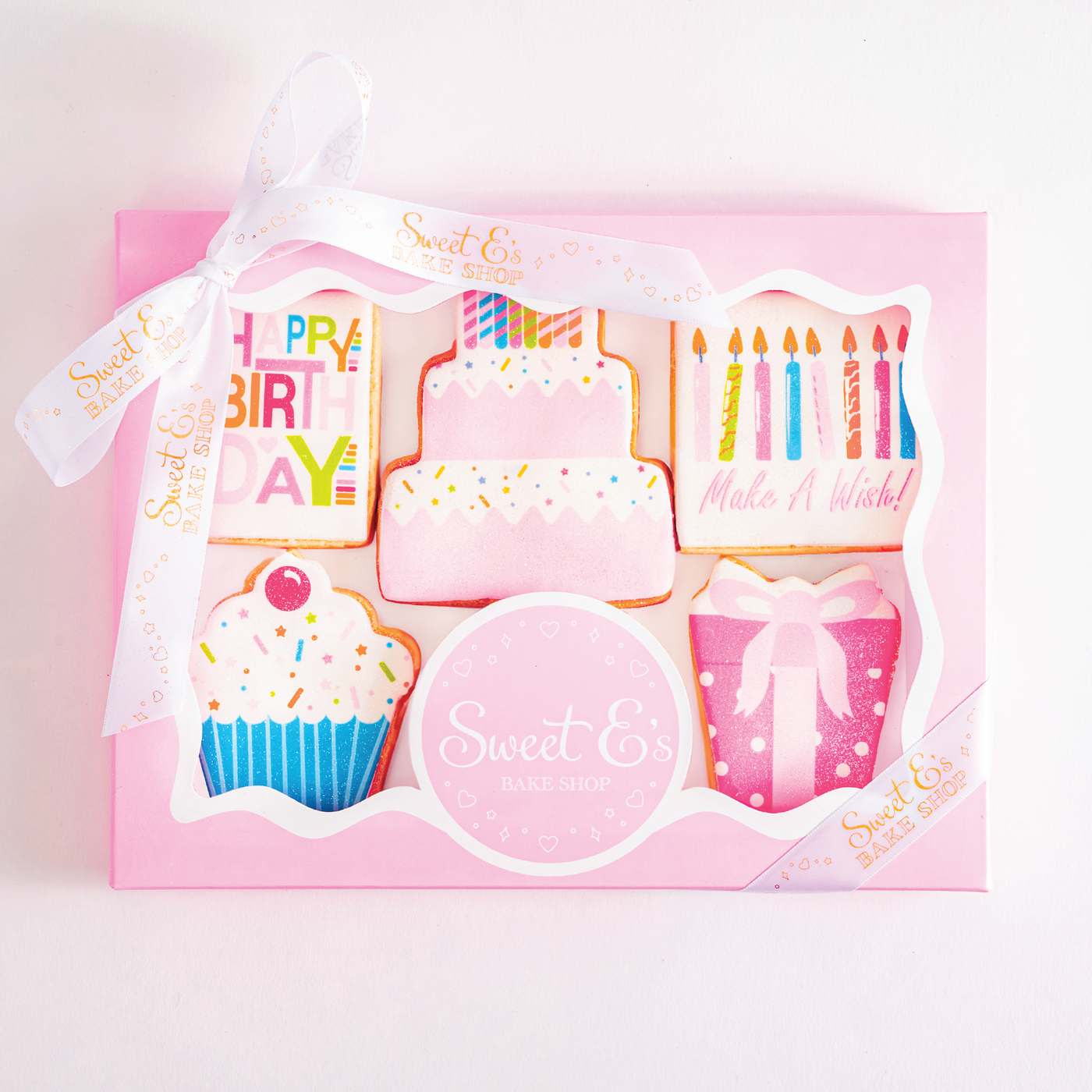 Happy Birthday Girl Cookie Gift Box | Custom Name