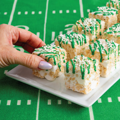 Game Day Rice Krispie Bites