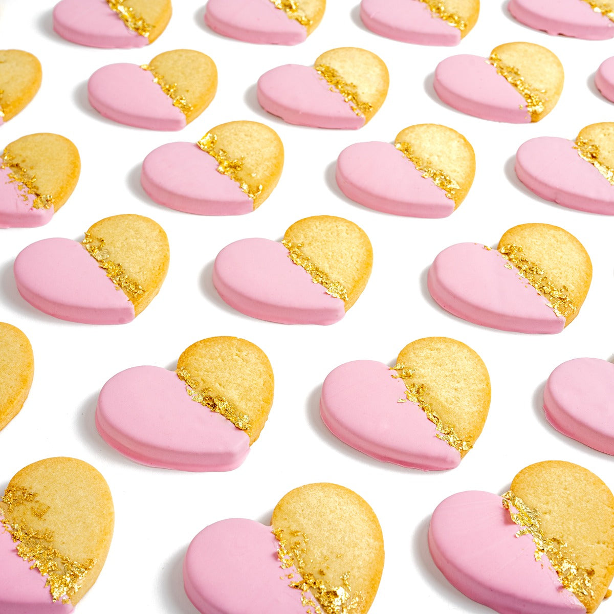 Glam Heart Cookies