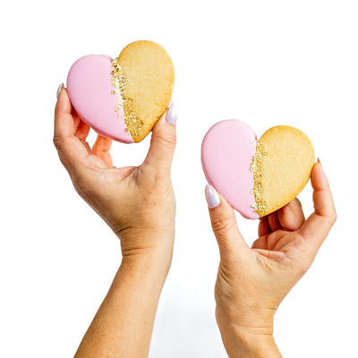 Glam Heart Cookies