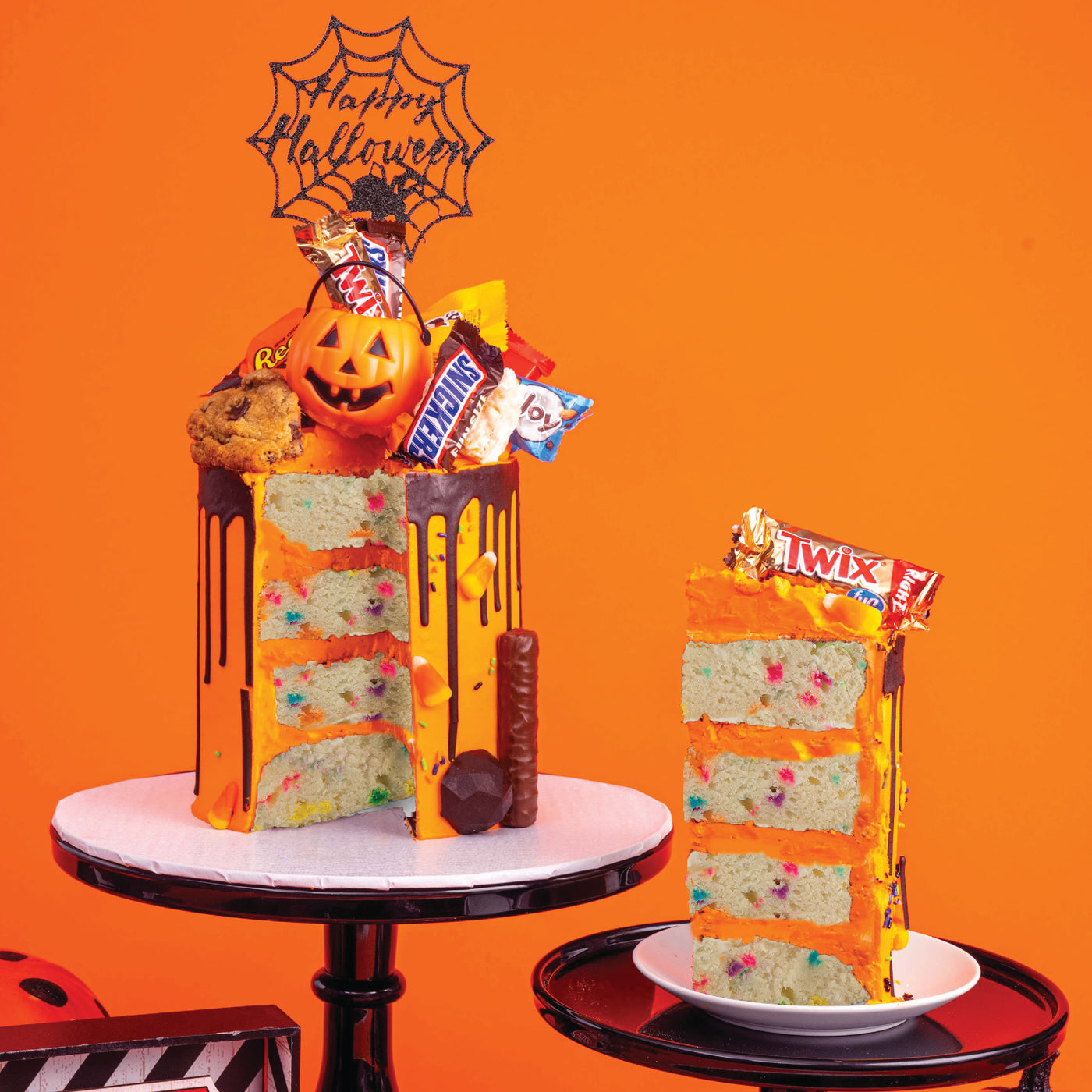 Halloween Candy Cake - Sweet E's Bake Shop - The Cake Shop