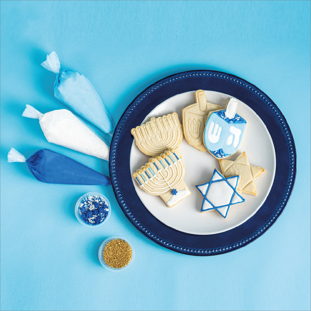 DIY Hanukkah Cookie Kit - Sweet E's Bake Shop - Sweet E's Bake Shop