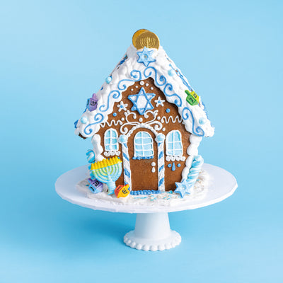 Hanukkah Gingerbread House DIY Kit - Sweet E's Bake Shop - Sweet E's Bake Shop