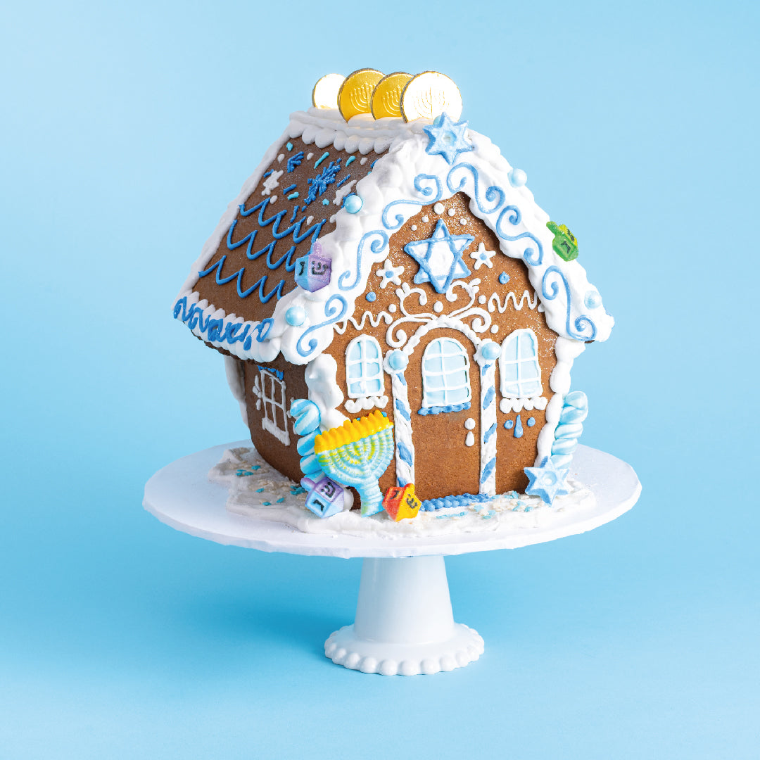 Hanukkah Gingerbread House DIY Kit - Sweet E's Bake Shop - Sweet E's Bake Shop