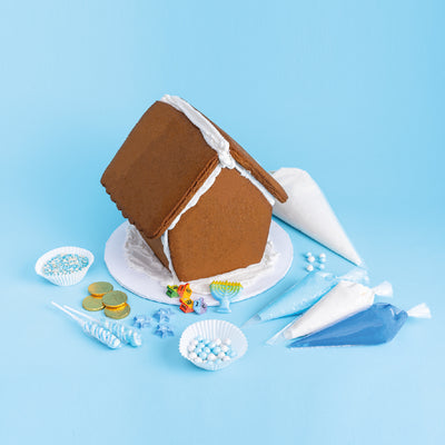 Hanukkah Gingerbread House DIY Kit - Sweet E's Bake Shop - Sweet E's Bake Shop