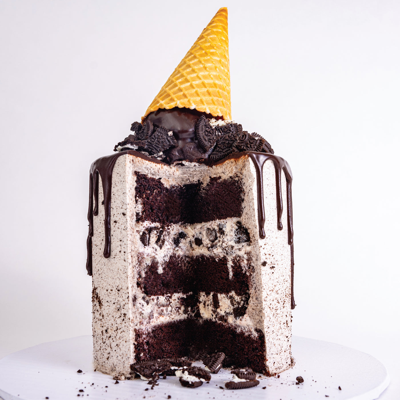 Cookies n' Cream Ice Cream Cake - Sweet E's Bake Shop - The Cake Shop