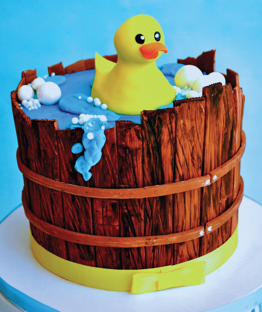Katy's Kitchen: Rubber Duck Cake for a Baby Shower
