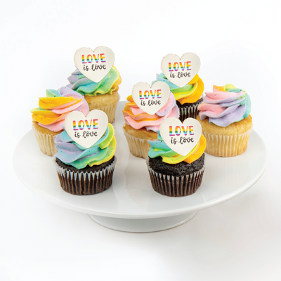 Pride Rainbow Cupcakes - Sweet E's Bake Shop - The Cupcake Shop