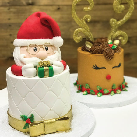 Chocolate Christmas Cake | Christmas Theme Cake | Chocolate Orange Cake –  Liliyum Patisserie & Cafe