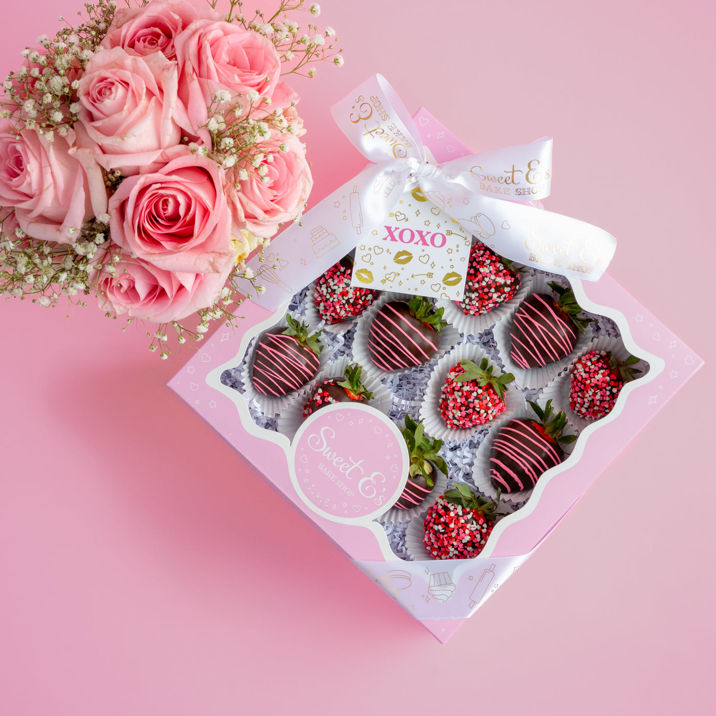 Valentine Chocolate Dipped Strawberries