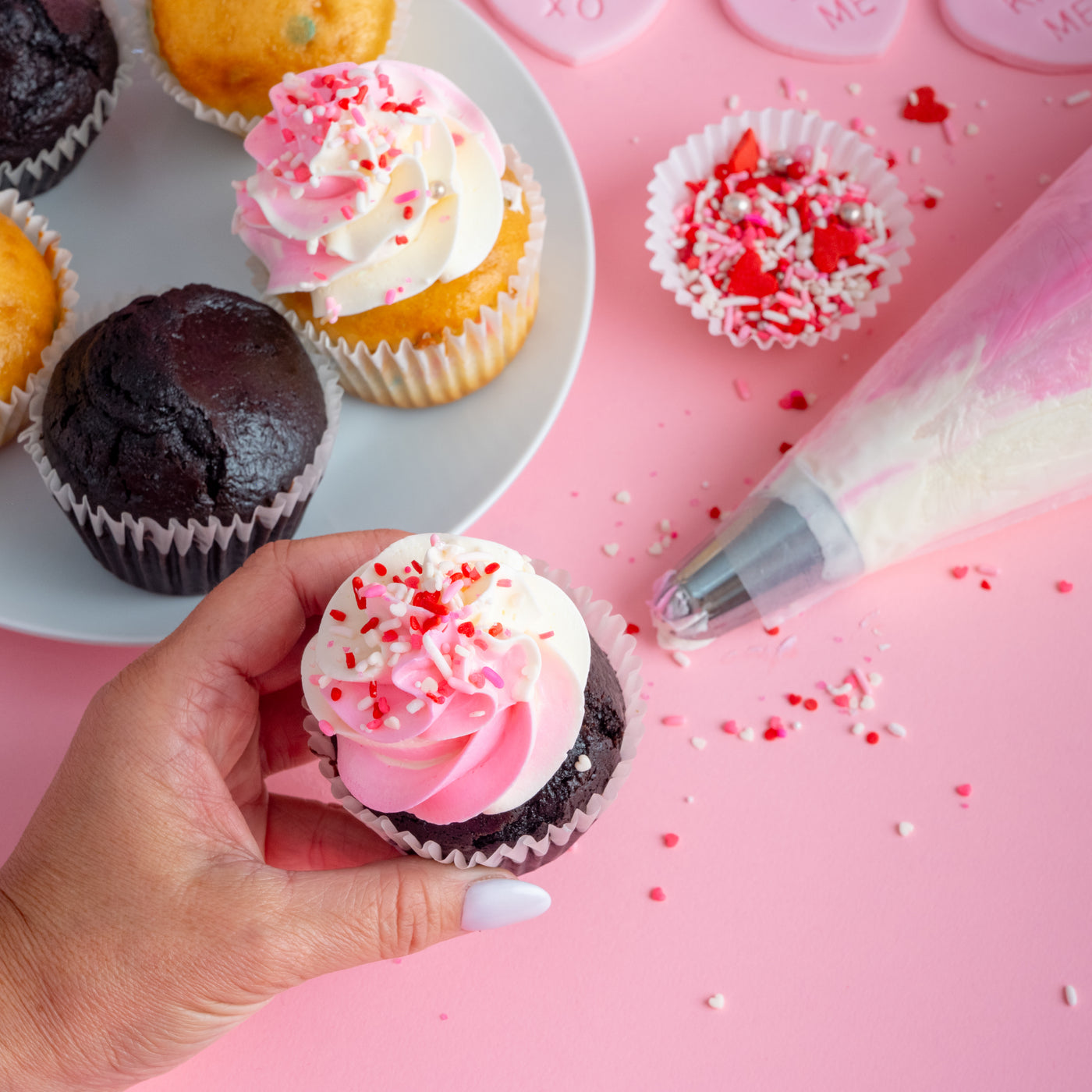 DIY Valentine Cupcake Kit