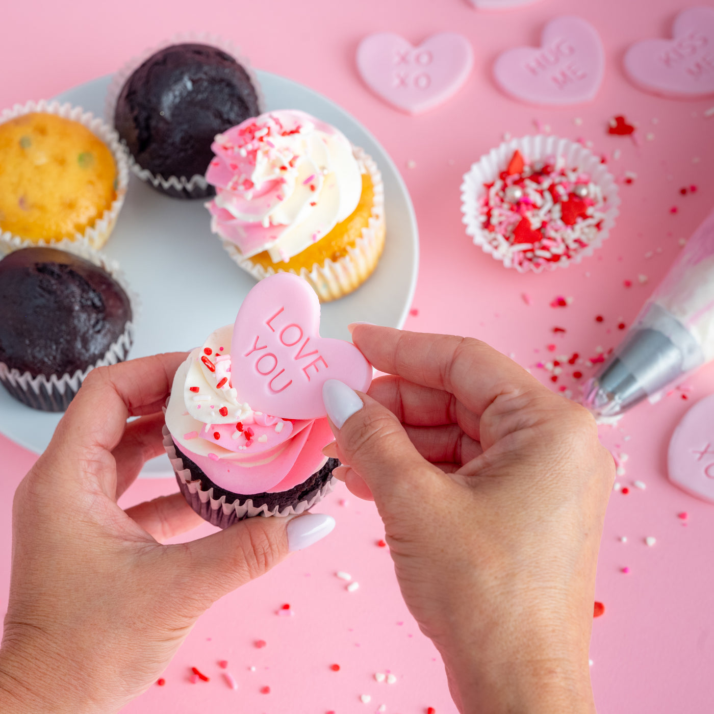 DIY Valentine Cupcake Kit