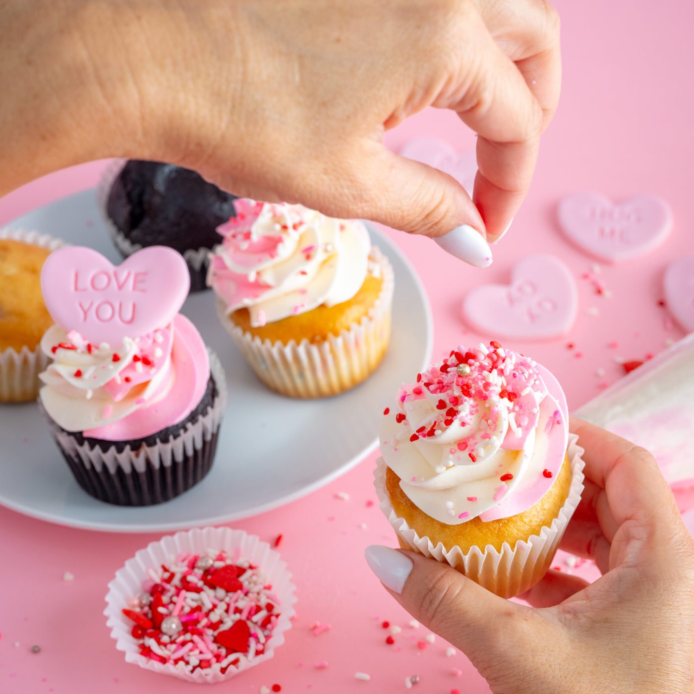 DIY Valentine Cupcake Kit