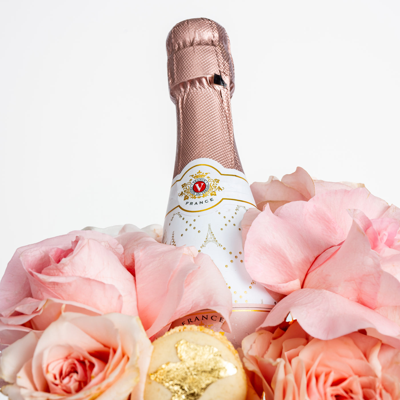 Valentine Champagne Rose Cake