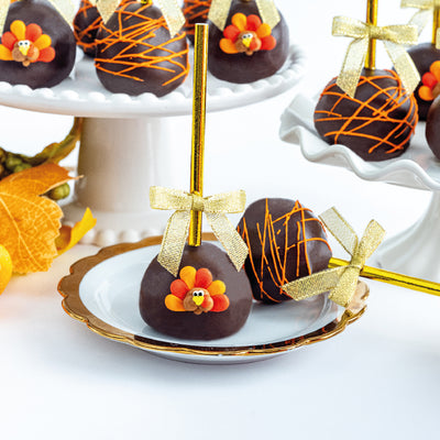 Pumpkin Spice Cake Pops - Sweet E's Bake Shop - Sweet E's Bake Shop