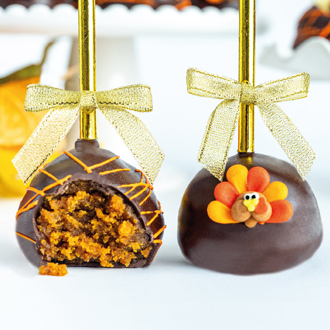 Pumpkin Spice Cake Pops - Sweet E's Bake Shop - Sweet E's Bake Shop