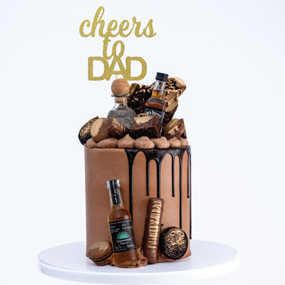 Daddy's Chocolate Booze Cake - Sweet E's Bake Shop - The Cake Shop