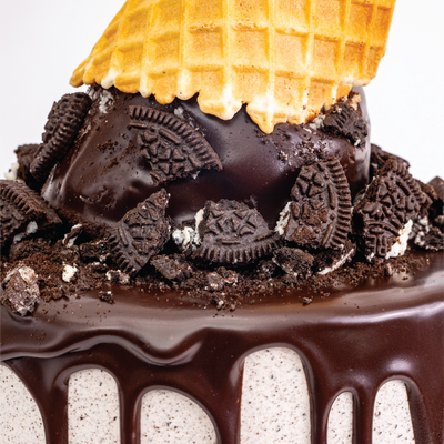 Cookies n' Cream Ice Cream Cake - Sweet E's Bake Shop - The Cake Shop