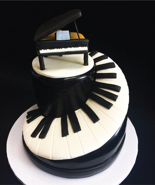Piano Cake - The Cake Process, by Brandi Chavez