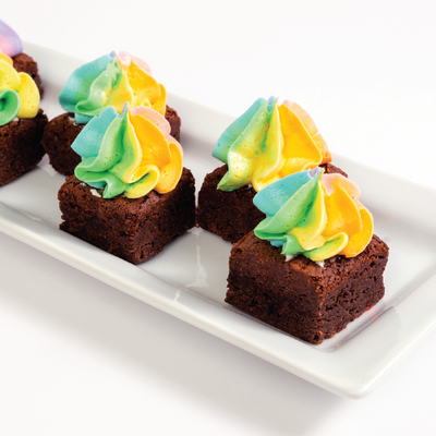 Pride Rainbow Fudge Brownie Bite - Sweet E's Bake Shop - Sweet E's Bake Shop