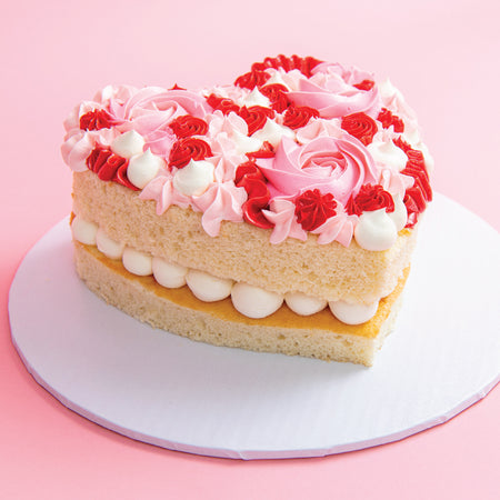 Buy Fresh Naked Heart Cake Online | The Cakery Shop