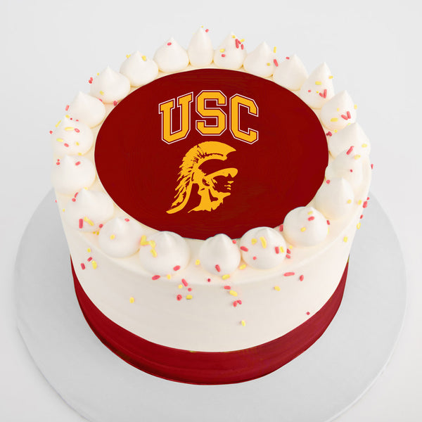 Customized USC Bride and UCLA Groom Wedding Cake 2024 Topper