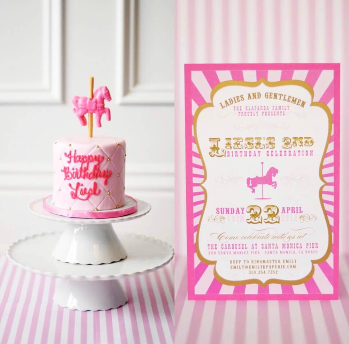 Carousel Cake - Sweet E's Bake Shop