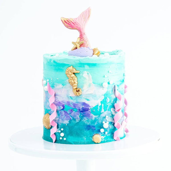 Cute Unicorn Cake Designs : Rainbow mermaid unicorn