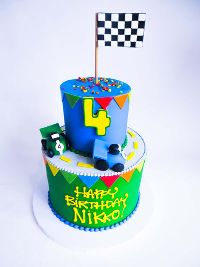 Race Car Cake - Sweet E's Bake Shop