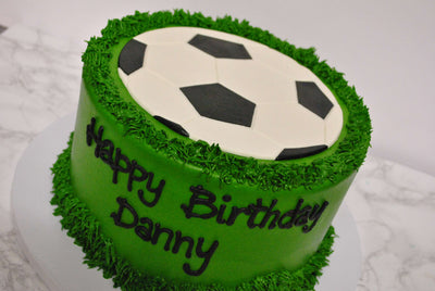 Soccer Cake - Sweet E's Bake Shop