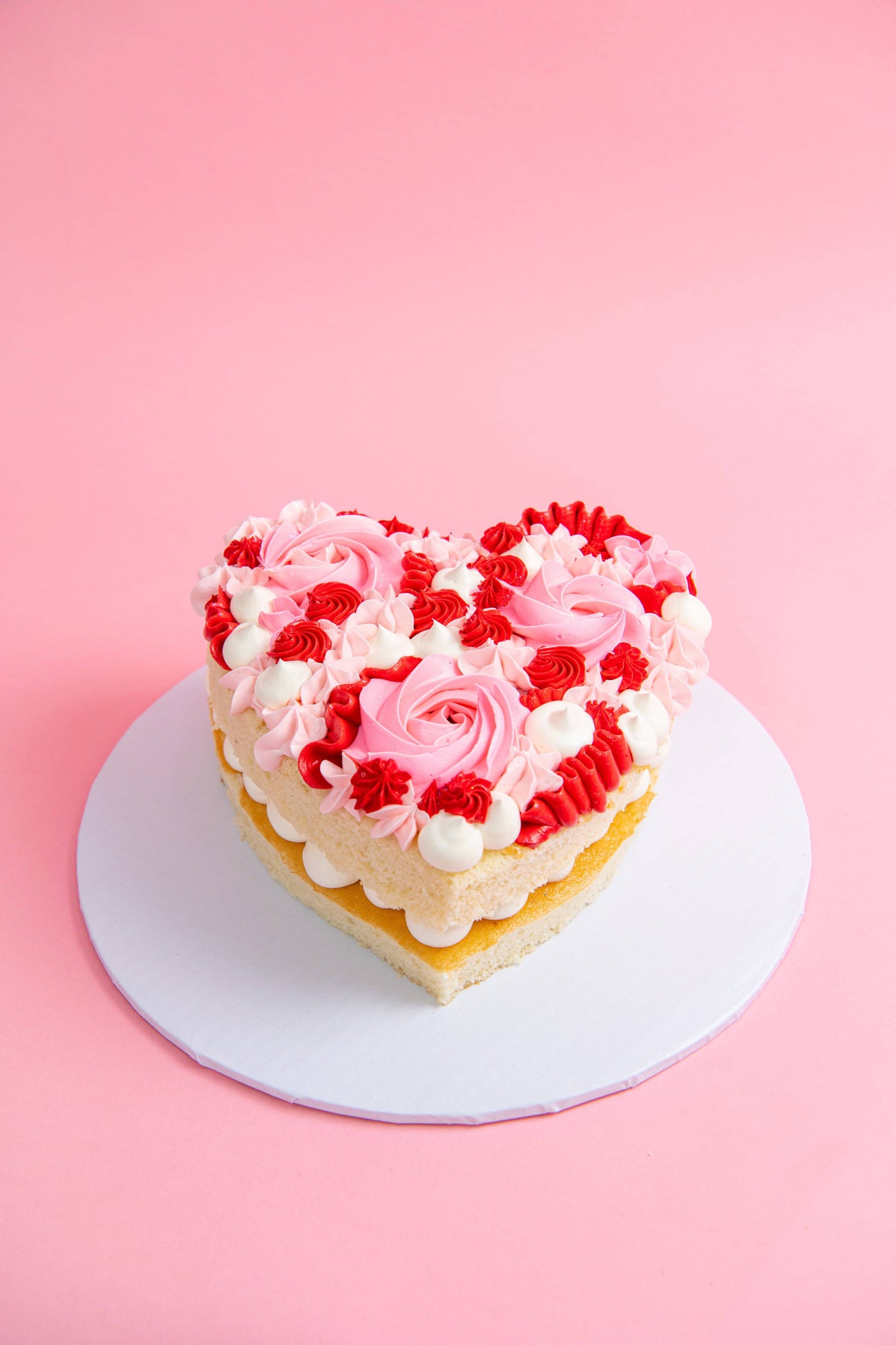 Red Velvet heart shape Cake - #1 cake flower n gifts midnight sameday  delivery